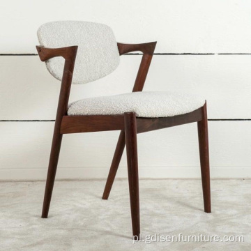 Nowoczesne kai Kristiansen Dining krzesło solidne drewniane gad jadlotnikowy